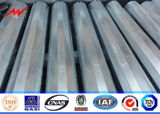 25ft à 75ft Concial électrique ont effilé Polonais de service en acier, distribution d'énergie en acier Polonais 10kv | 550kv