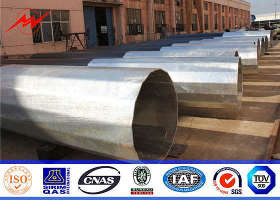 Transmission double ou simple de Polonais de puissance d'acier du circuit 16M 32M pour la ligne aérienne tour d'acier