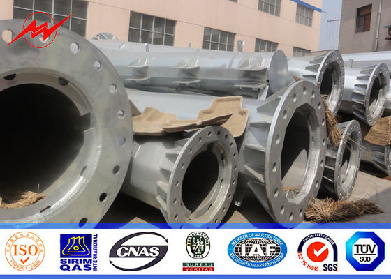 distribution d'énergie galvanisée de service octogonale d'immersion chaude de Polonais de puissance de 9M 440DAN Dan Polonais