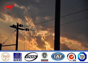 Ligne de transmission de bitume Polonais en acier galvanisé par 69kv