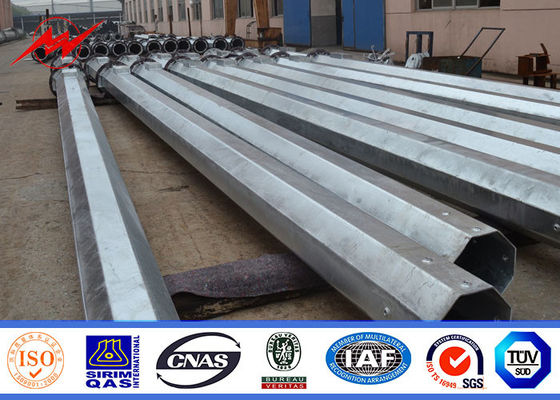 132 tour mono de Polonais de charge du kilovolt 27Meter 1500kg pour la télécommunication mobile de transmission