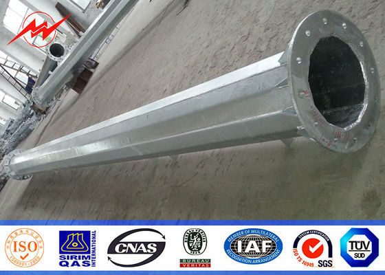 132 tour mono de Polonais de charge du kilovolt 27Meter 1500kg pour la télécommunication mobile de transmission