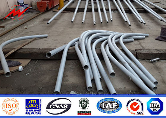 Réverbère extérieur octogonal Polonais 5M à 15M avec le bras incurvé par double de diamètre de 60mm