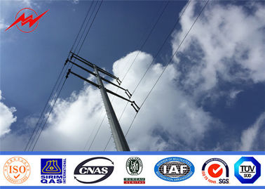 10.5m 138kv ligne de transmission en acier rond électrique