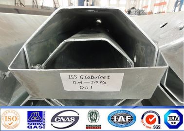 Les 10m octogonaux 18m Q235 ont galvanisé le métal Polonais