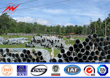 45FT Polonais en acier galvanisé par 3mm, norme d'Electric Power Polonais Philippines NEA