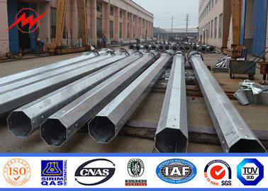 9m 650 Dan Galvanized Conicial Tubular Steel Polonais pour la ligne électrique