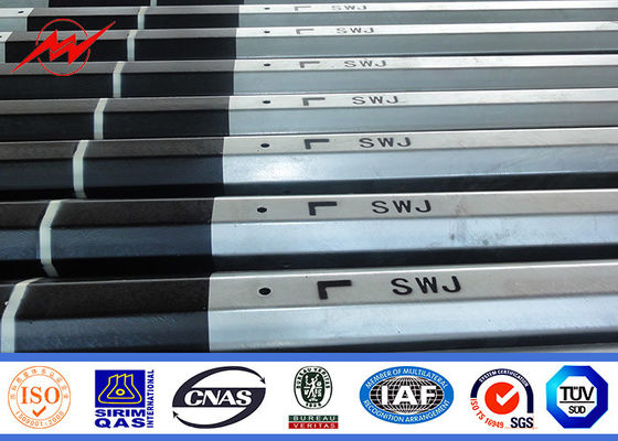 Le transport d'énergie de la basse tension 33kv Polonais, anti rouille a galvanisé Polonais en acier