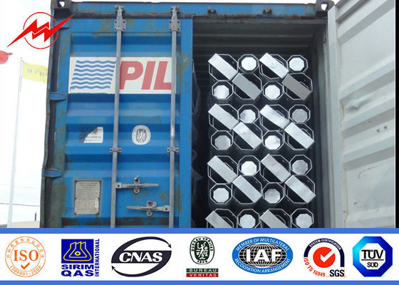 Le transport d'énergie de la basse tension 33kv Polonais, anti rouille a galvanisé Polonais en acier