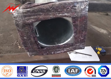 réverbère de bras de double de galvanisation d'immersion chaude de certificat d'OIN 12meter Polonais