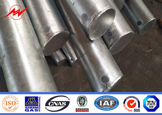 immersion chaude de Polonais de route légère de 8.43m Polonais en acier galvanisés pour la route utilisant