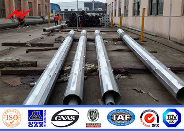 75FT Philippines NGCP Polonais en acier galvanisé par norme avec 4-5mm Thickenss