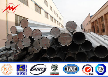 14m 2500 acier électrique Polonais galvanisé par Polonais d'enterrement direct de Dan 2 Segements unipolaire