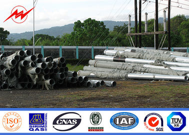 vitesse du vent de la galvanisation 30m/S de Polonais de transmission d'acier électrique de 8m 5KN Q345