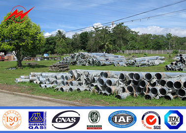 Poteaux tubulaires en acier galvanisé pour 10kv 20kv 35kv 66kv 69kv 110kv 132kv 138kv 220kv 230kv