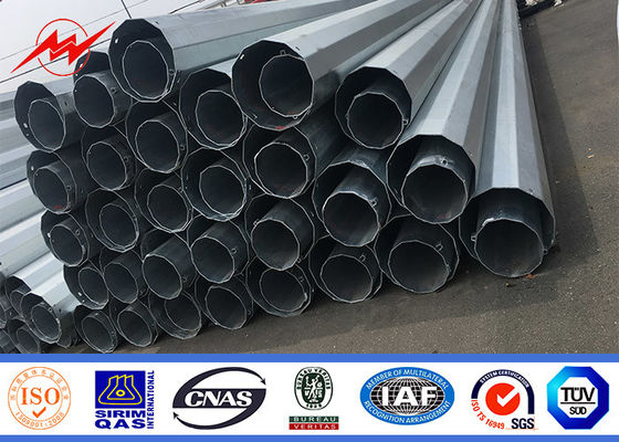 10kv rond | 550kv puissance Polonais tubulaire en acier pour ligne de transmission projet