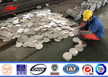 type 3 Polonais en acier galvanisé par Segements de bride de 90FT unipolaire avec le bitume