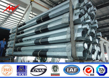 9m 650 Dan Galvanized Conicial Tubular Steel Polonais pour la ligne électrique