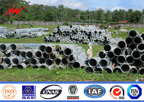 Polonais de service en acier électrique octogonal pour la ligne 69KV de distribution d'énergie