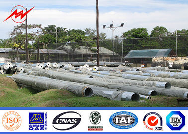 Transport de l'énergie 33kv du GR 65 11.9m Polonais Polonais tubulaire pour le projet aérien