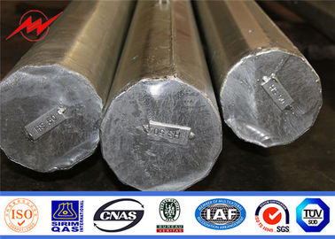 Maillons de grille électrique Poteaux en acier ligne de transmission de puissance galvanisée tubulaire en acier électrique