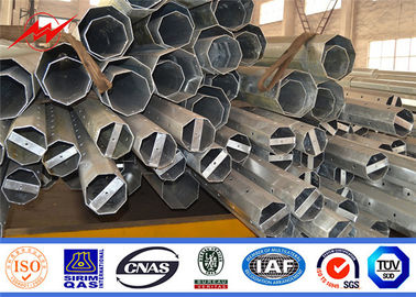Maillons de grille électrique Poteaux en acier ligne de transmission de puissance galvanisée tubulaire en acier électrique