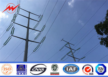 Pôle d'acier galvanisé rond/conique/octogonal pour transmission de 33 KV