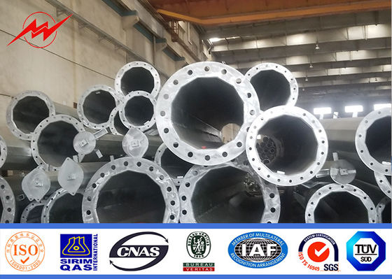 tour unipolaire en acier de 30m selon la norme de galvanisation d'ASTM A123