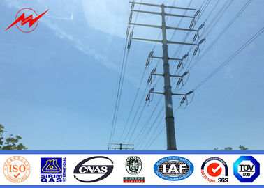 ligne Gi en acier de Polonais de puissance Polonais octogonal de 70FT 90FT Transimission avec le bitume