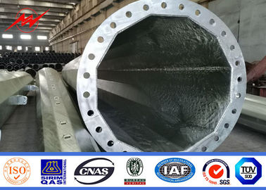 ligne en acier galvanisée électrique Polonais de distribution de Polonais de puissance de 100ft