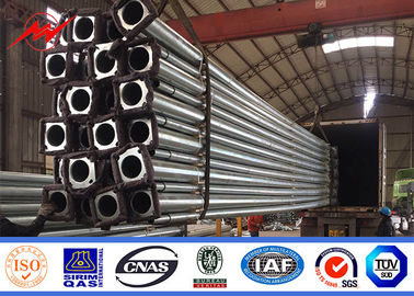 8m 9m Led Solar Street Light Poles Couche de puissance en acier galvanisé à chaud