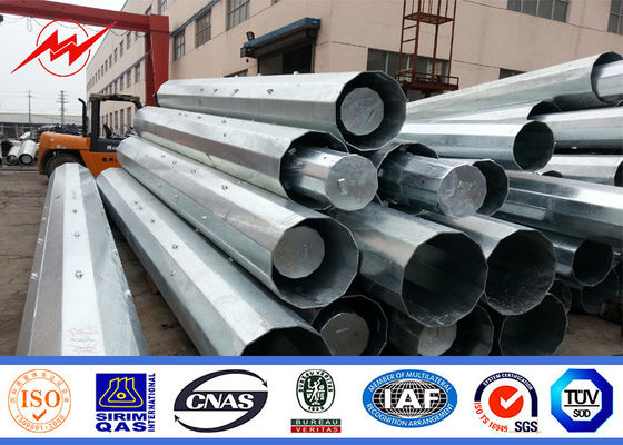 69KV Q345 NEA Standard Galvanized Steel Power Polonais