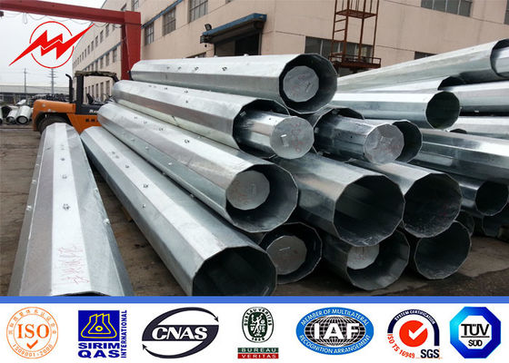 69KV Q345 NEA Standard Galvanized Steel Power Polonais