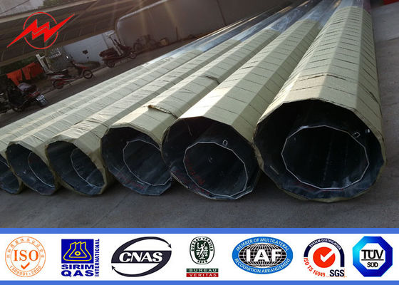 69KV Q345 NEA Standard Galvanized Steel Power Polonais