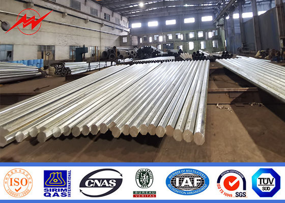 acier Polonais tubulaire de transmission galvanisé par métal de 16m