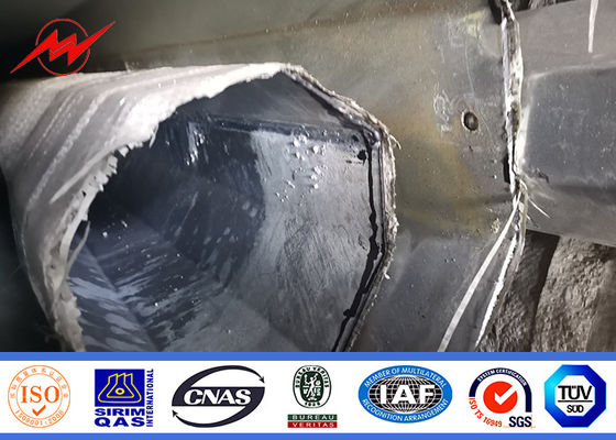 Transmission d'énergie électrique galvanisée Poile d'acier/Poile tubulaire d'acier alliage 32m