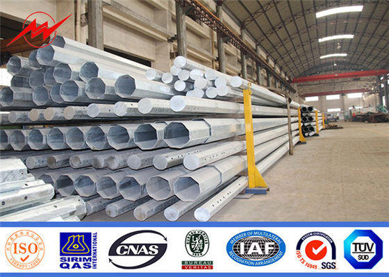 NEA 25FT Poteaux en acier 30FT 35FT 40FT 45FT Pour le projet de construction des Philippines