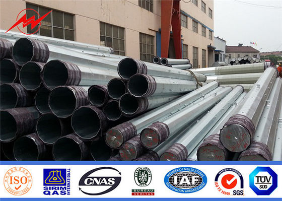 NEA 25FT Poteaux en acier 30FT 35FT 40FT 45FT Pour le projet de construction des Philippines