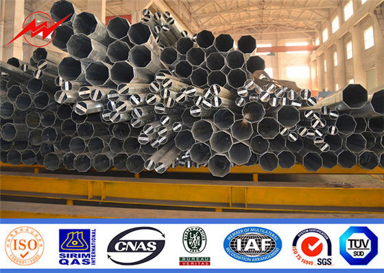 ligne de transmission polygonale de 36mm 11.8m 4000 Dan Electrical Power Pole To projet