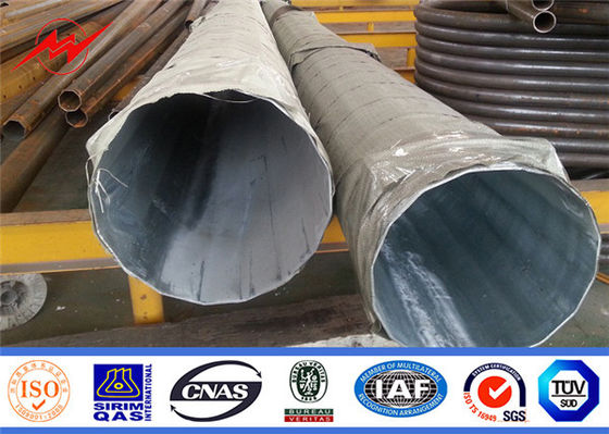 Ligne puissance Polonais 80ft en acier de distribution de 69kv 60ft cassant la charge 1000kgs
