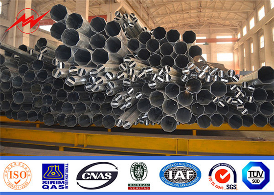 type 19m en acier d'enterrement de Polonais de puissance de 12m 13m 17m pour électrique
