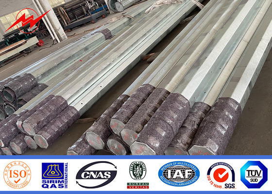 ASTM A 123 Poteaux en acier 10m 11,8m 13m 14m 20m 5-50KN Pour la construction
