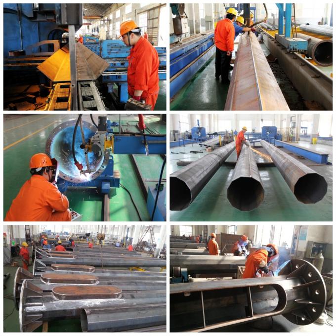 Jiangsu milky way steel poles co.,ltd ligne de production en usine 0
