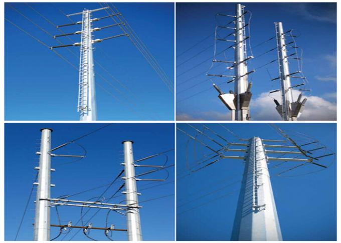 transmission en acier Polonais de courant électrique de puissance de 24.5M pour la ligne projet de distribution de l'électricité 1