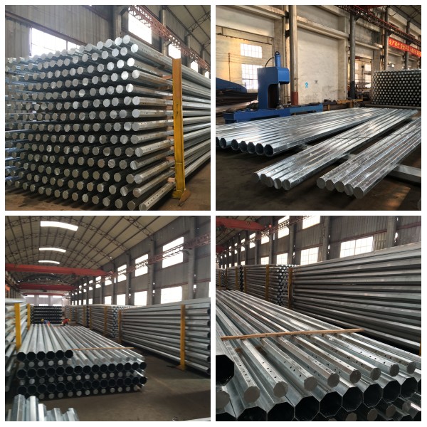 60FT 65FT 1280kg Pole électrique personnalisable pour différents marchés et exigences de pays 2