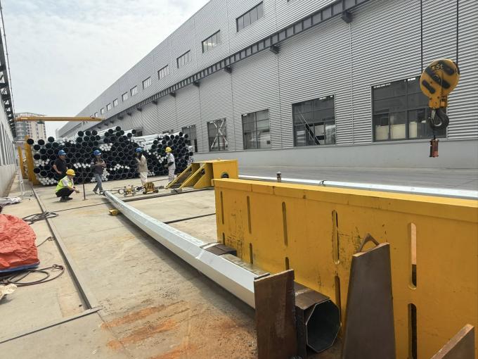 Poteaux d'alimentation en acier galvanisé de 80FT 90FT 138KV pour la distribution électrique 1