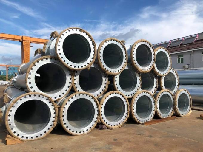 16m 18m Hauteur pôle électrique conique 5mm Épaisseur ASTM A123 Norme de galvanisation 0