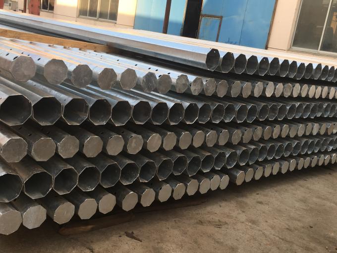 16m 18m Hauteur pôle électrique conique 5mm Épaisseur ASTM A123 Norme de galvanisation 1